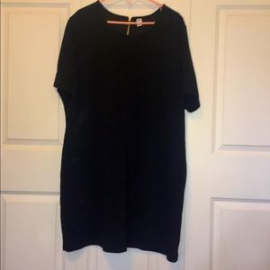 LBD Old Navy Black Dress w/ Gold Zipper Plus XXL